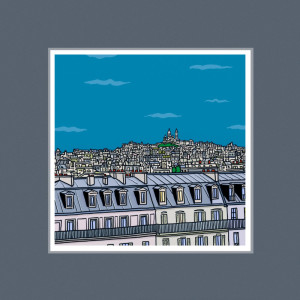 Vue de Paris - antoine meurant - Produit créatif